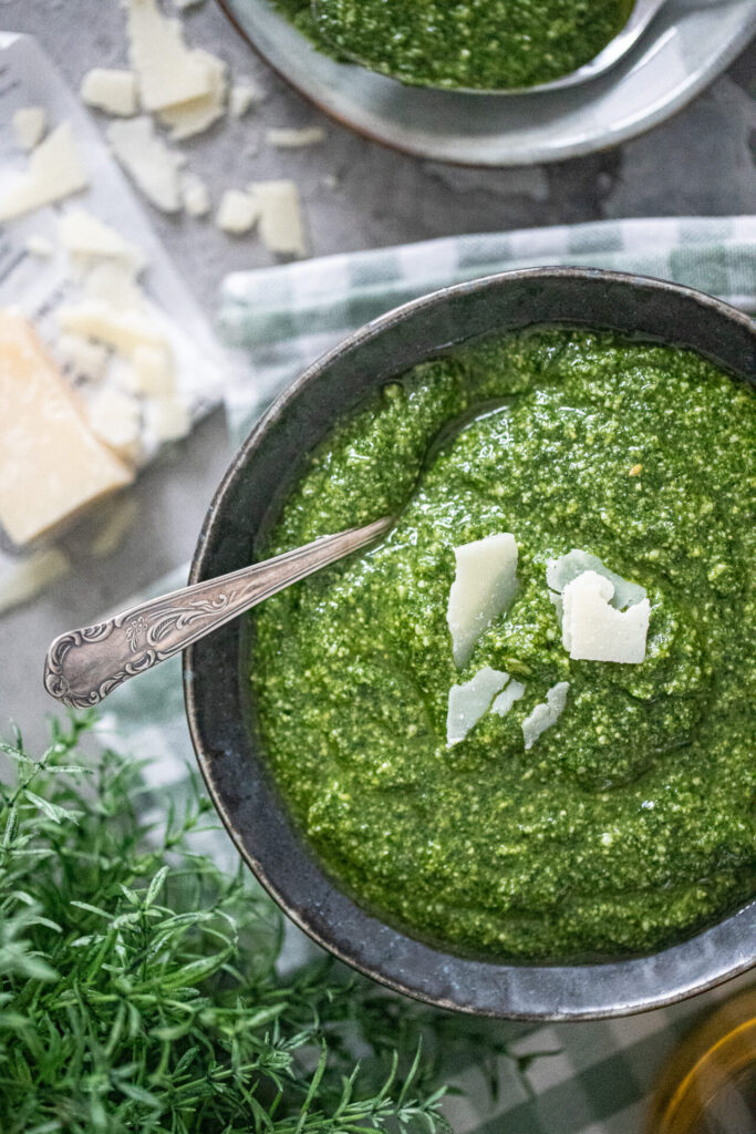 rezept rucola pesto