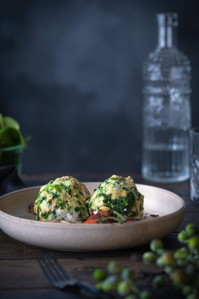 rezept spinatknödel als Hauptgericht