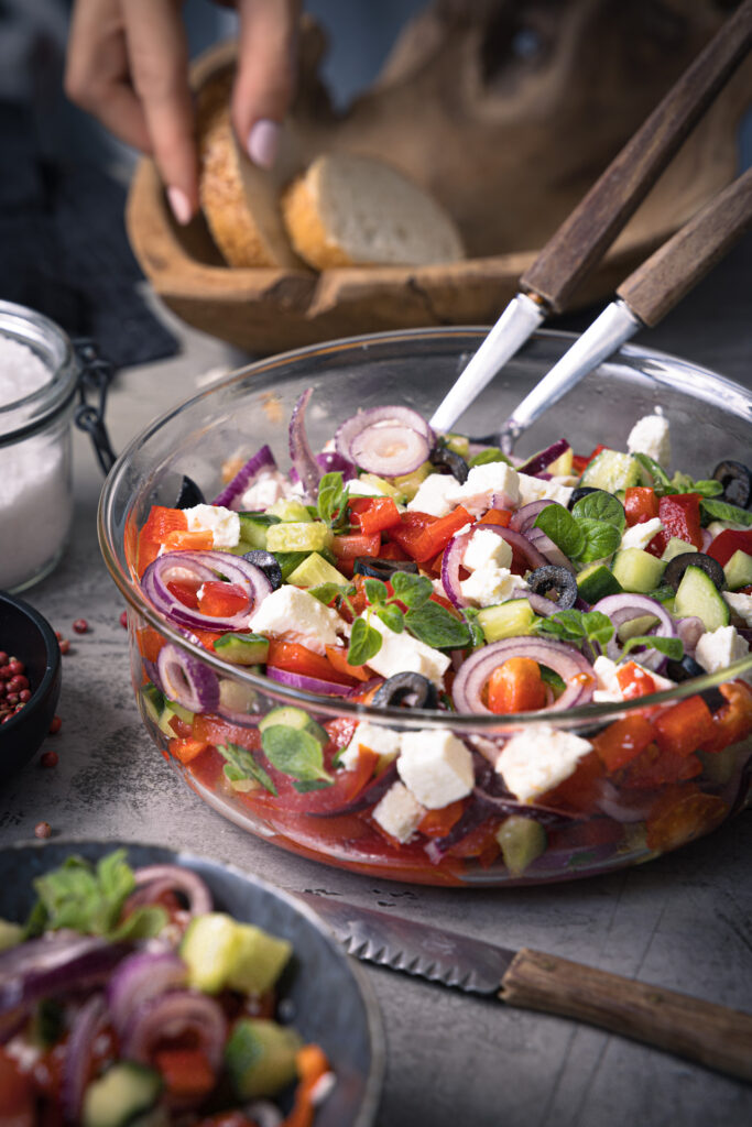 griechischer bauernsalat 4